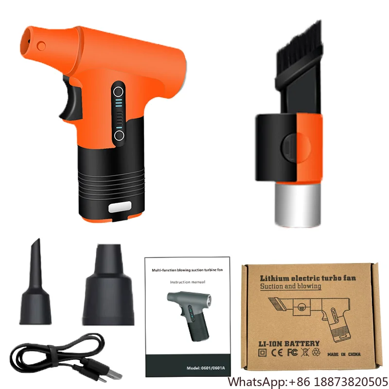 

F.EASY.D Tiktok Hot Selling 130000rpm Powerful Mini Turbo Car Air Vacuum Blower for House Computer Keyboard Dust Cleaning