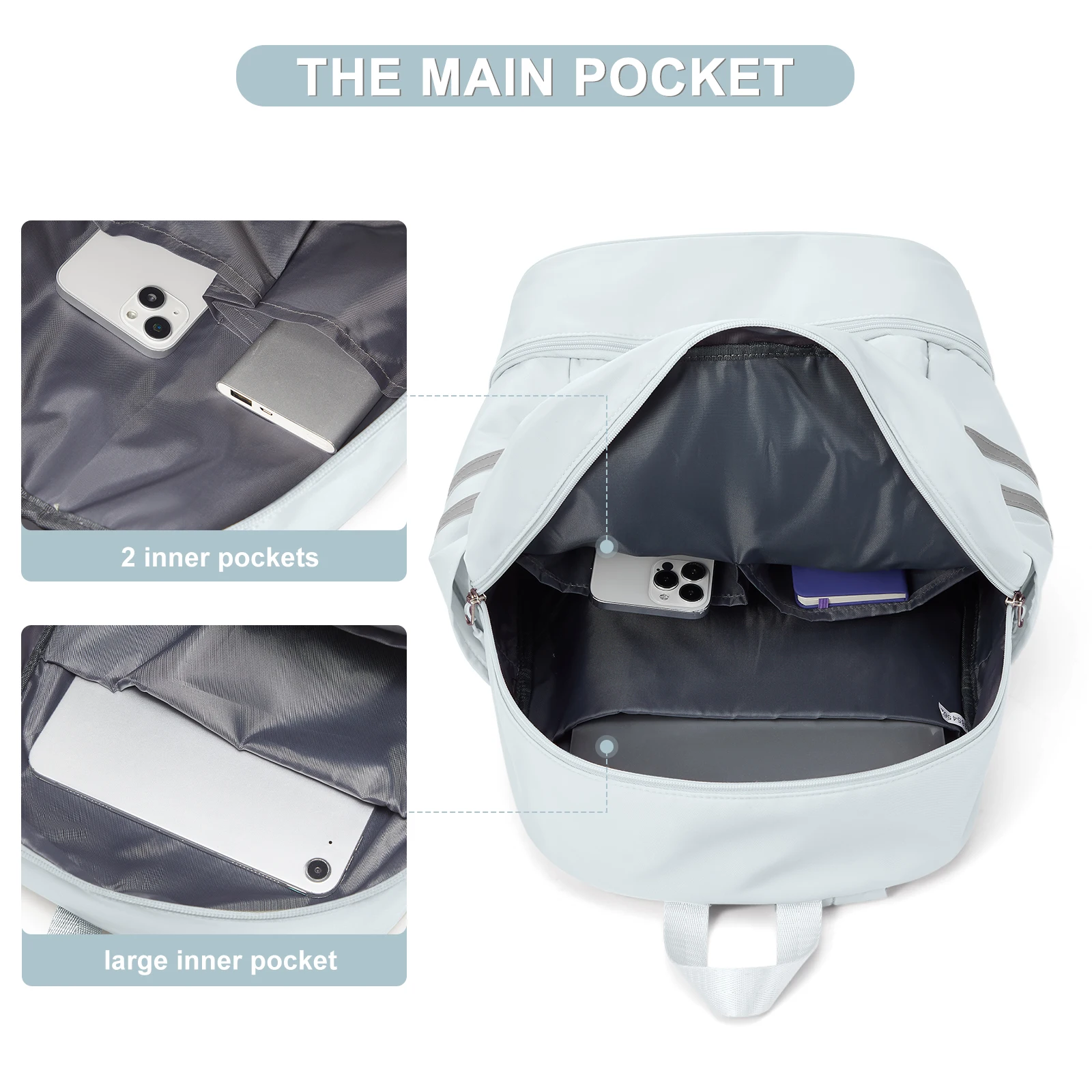 Gym Backpack for Women with Shoes Compartment & Wet Pocket Lightweight Large Travel Backpack Waterproof Sports Backpack Gym Bag