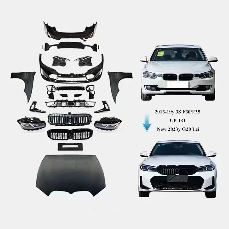 

F30 upgraded G20mt Surround Car Body Kit Front rear Bumper Accessories For