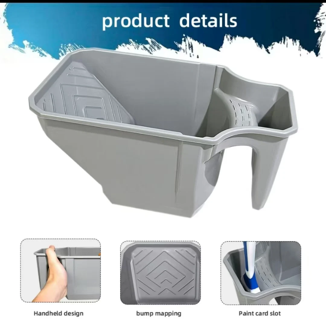 6-piece paint cup set, 1 plastic paint cup+5 PET replacement transparent pads for convenient and durable use