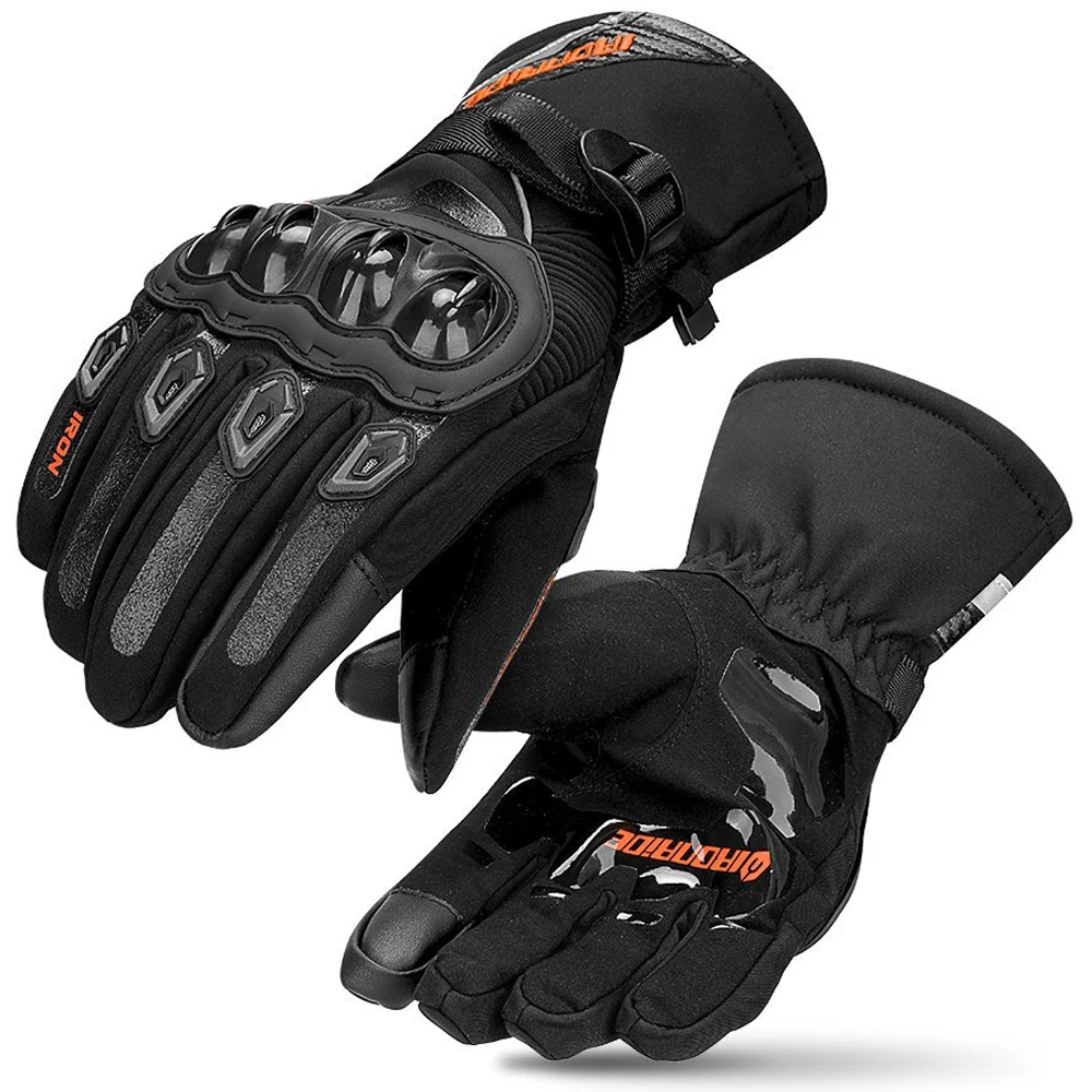 شتاء دافئ Guantes موتو الرجال قفازات للدراجات النارية مقاوم للماء يندبروف دراجة نارية قفاز النساء موتوكروس شاشة تعمل باللمس قفازات ركوب الخيل