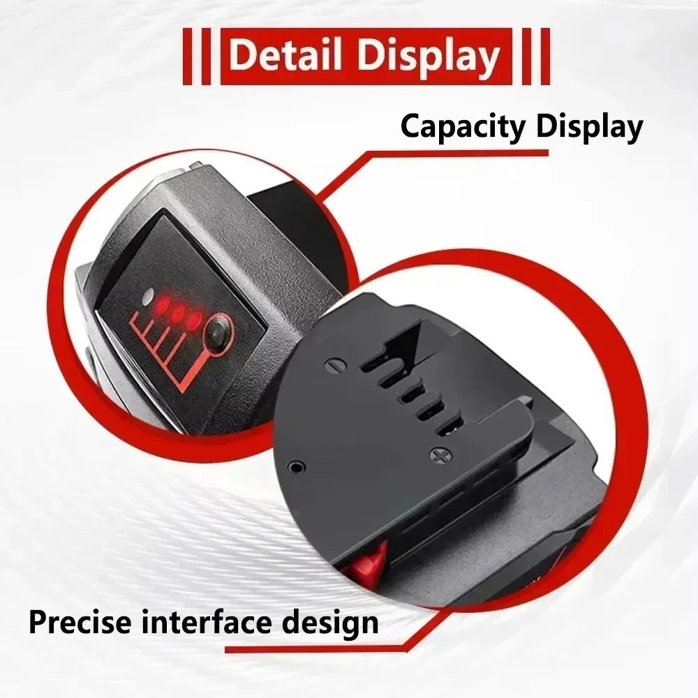 لميلووكي 48-11-1860 48-11-1850 48-11-1840 100% ل ميلووكي M18 18 فولت أداة البطارية ، 12000 مللي أمبير 18650 بطارية ليثيوم بديلة