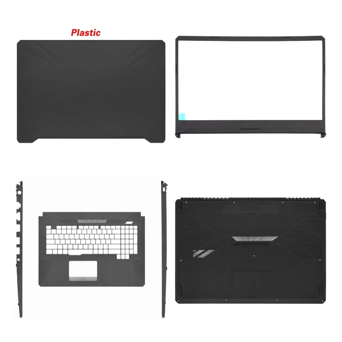 shell for the Flying Fortress FX705 FX86 GM DY GD laptop LCD screen top cover screen frame, palm rest bottom case hinges ABCD