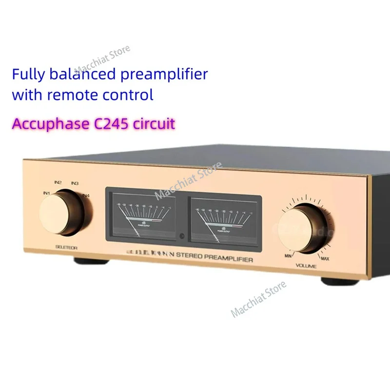 

Отличная схема Accuphase C245, полностью сбалансированная, стандартная, с дистанционным управлением, RCA * 2:XLR * 2