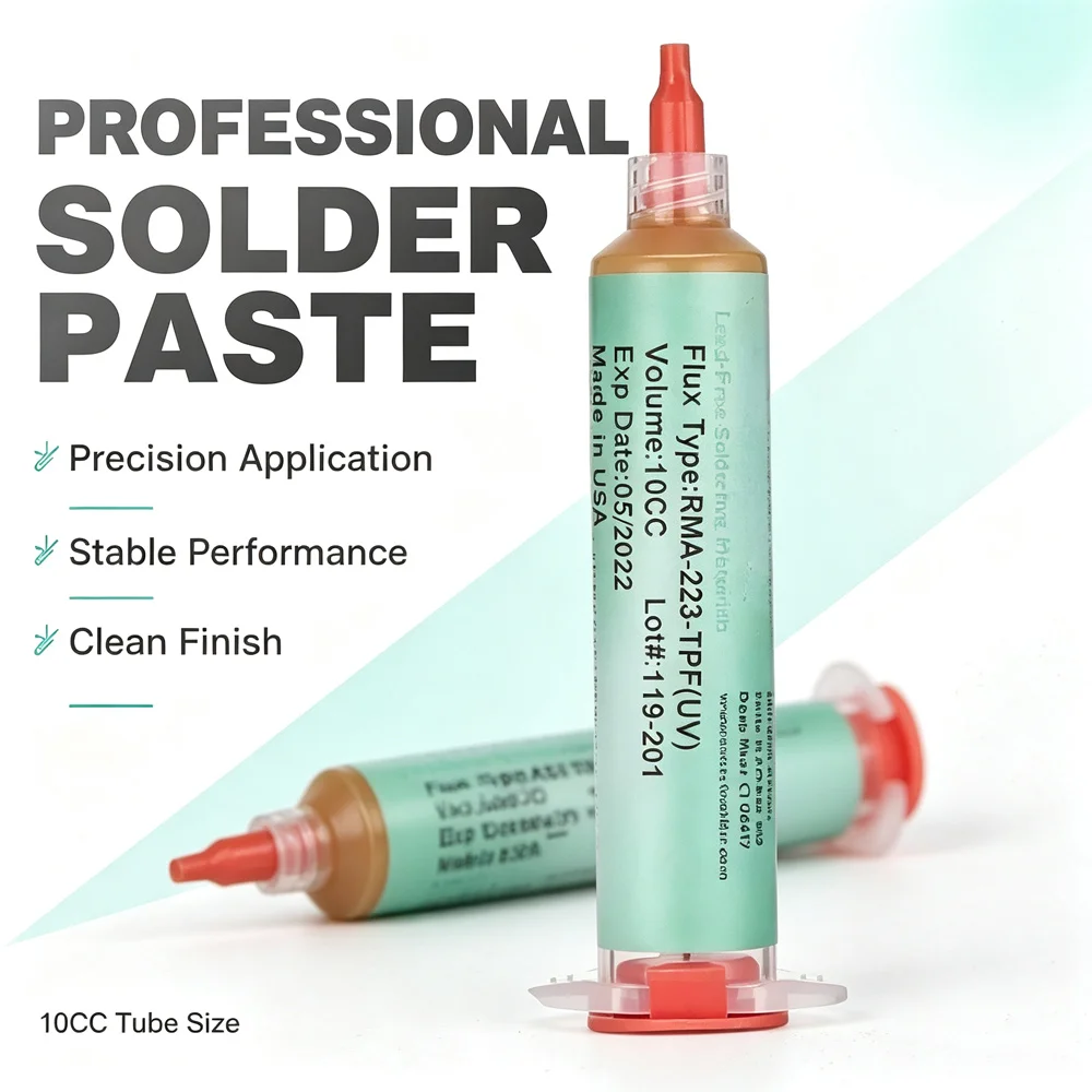 High Purity Solder Flux Oil Tacky Soldering Paste Prevent Oxidation For Computer Mainboard PCB Chip BGA Electronic Welding