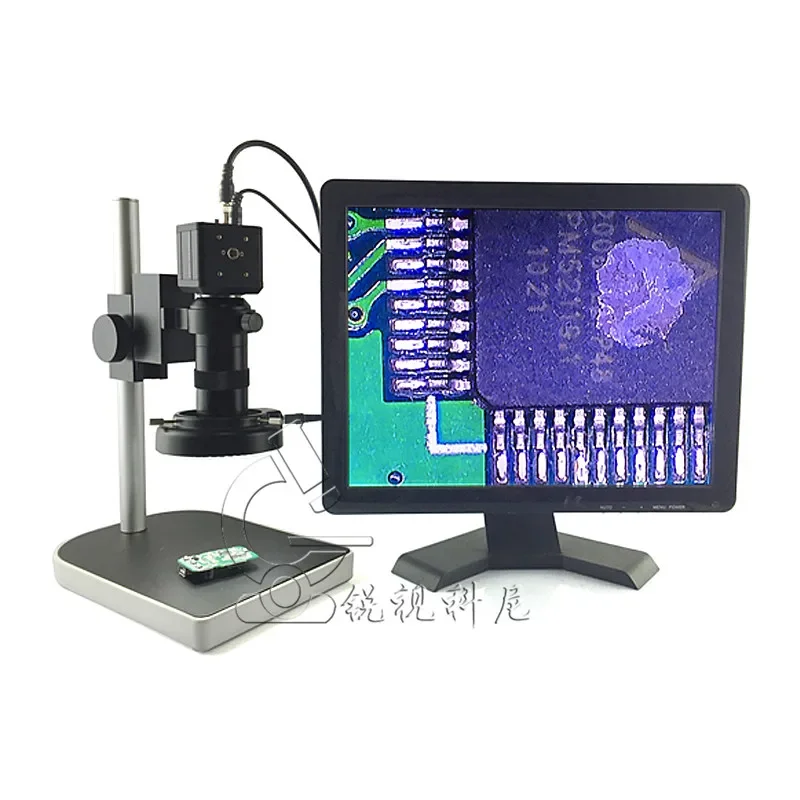 No delay video microscope mobile phone circuit board visual inspection digital magnifying glass cloth printed fiber wire