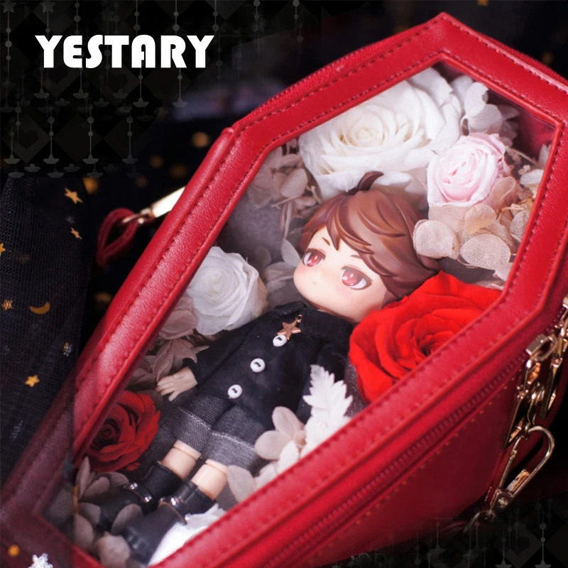 YESTARY 1/8 Bjd Doll Dollhouse Toys Ob11 Doll Cortex Coffin Bag DIY  Fashion Doll Elegant Toy 11-16Cm Bjd Doll For Girl Kid Gift