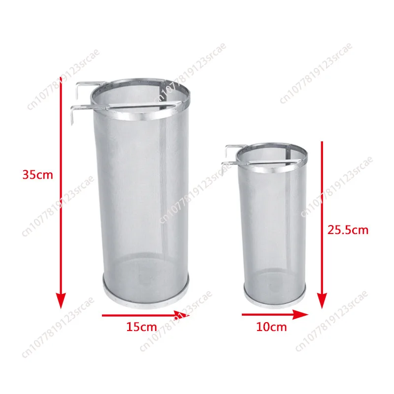 Stainless Steel Homebrew Filter Barrel Micron Precision Filtration Barrel for Beer Saccharification Red Wine Beverage Impurity