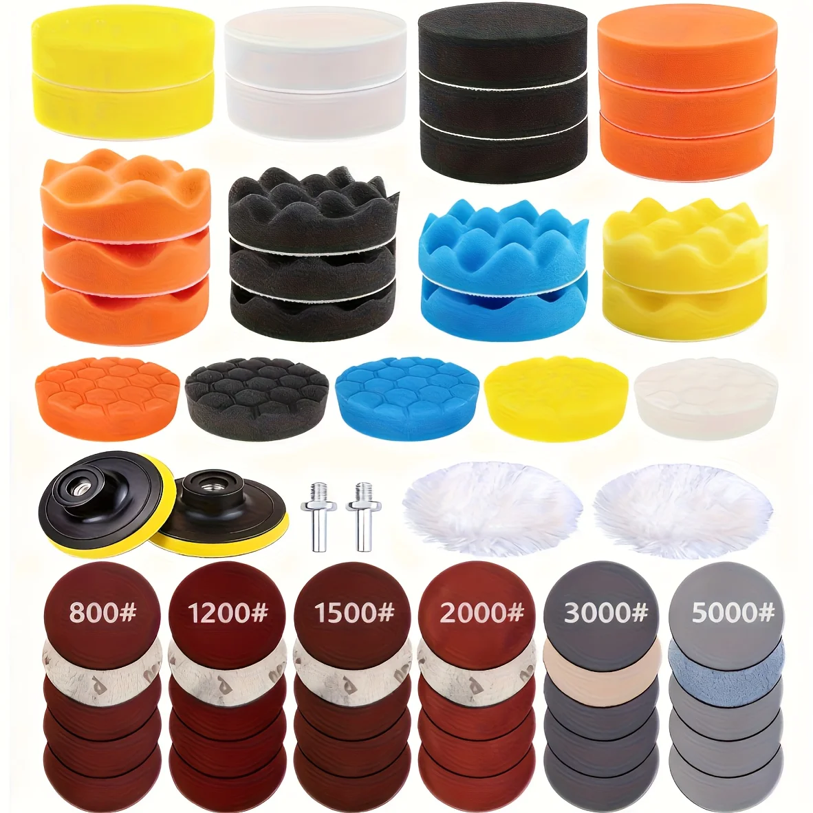 Polishing kits, polishing accessories, angle grinders, polishers for polishing, grinding, and waxing, automotive buffer drill po