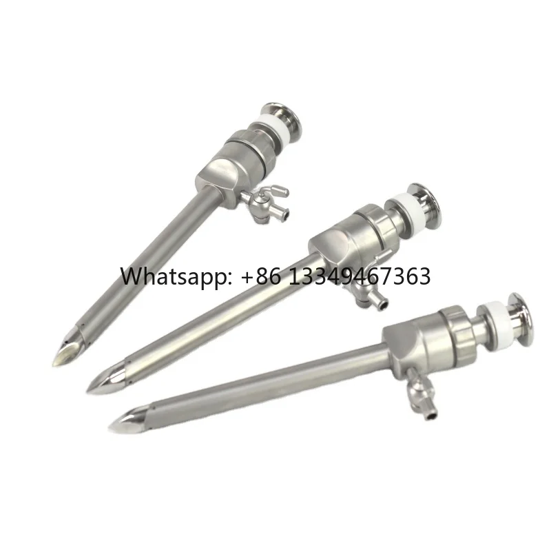 Trocar y cánula quirúrgica laparoscópica, trocar de tipo plegado reutilizable de laparoscopia 5 mm /10 mm /12 mm