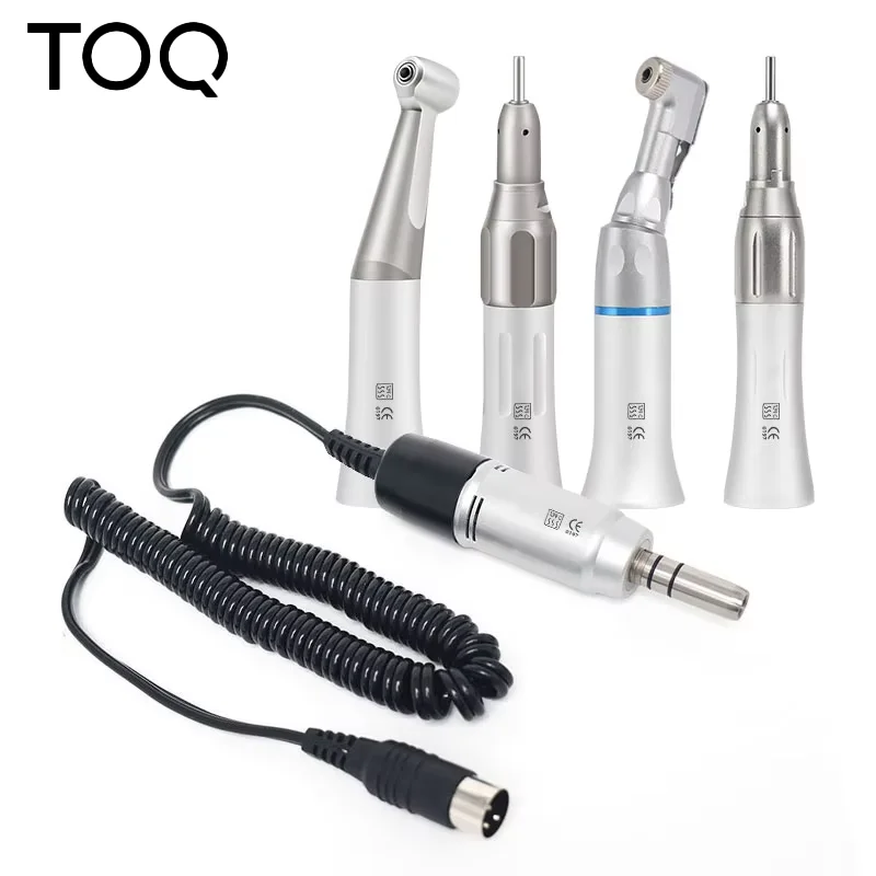 Dental Lab E-Type Electric Micro Motor 35000RPM Straight & Contra Angle Handpiece Polishing Dental Lab Equipment