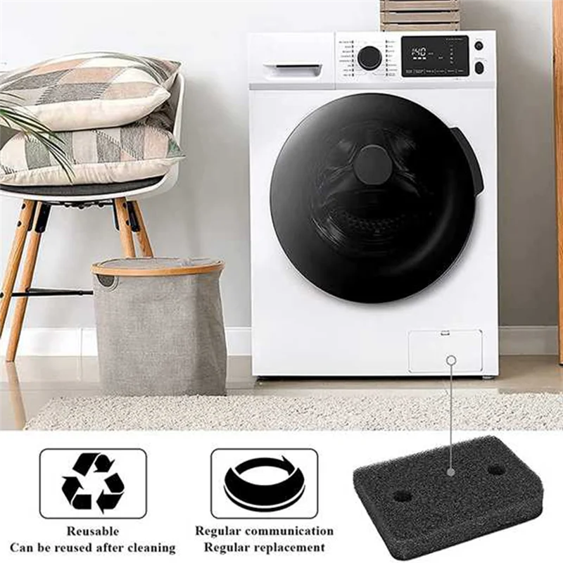 5 قطعة مرشح رغوة مجفف ملابس ل 9164761   مجفف مضخة الحرارة، حصيرة مرشح الإسفنج، مرشح الوبر للمجفف المكثف