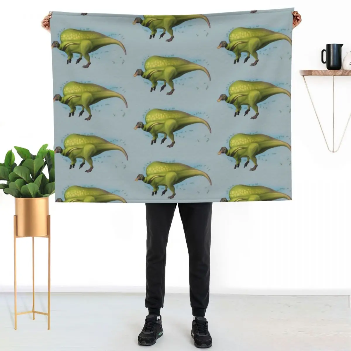 Ouranosaurus Throw Blanket Beautifuls Custom Sofa Soft Big Picnic Comforter Blankets