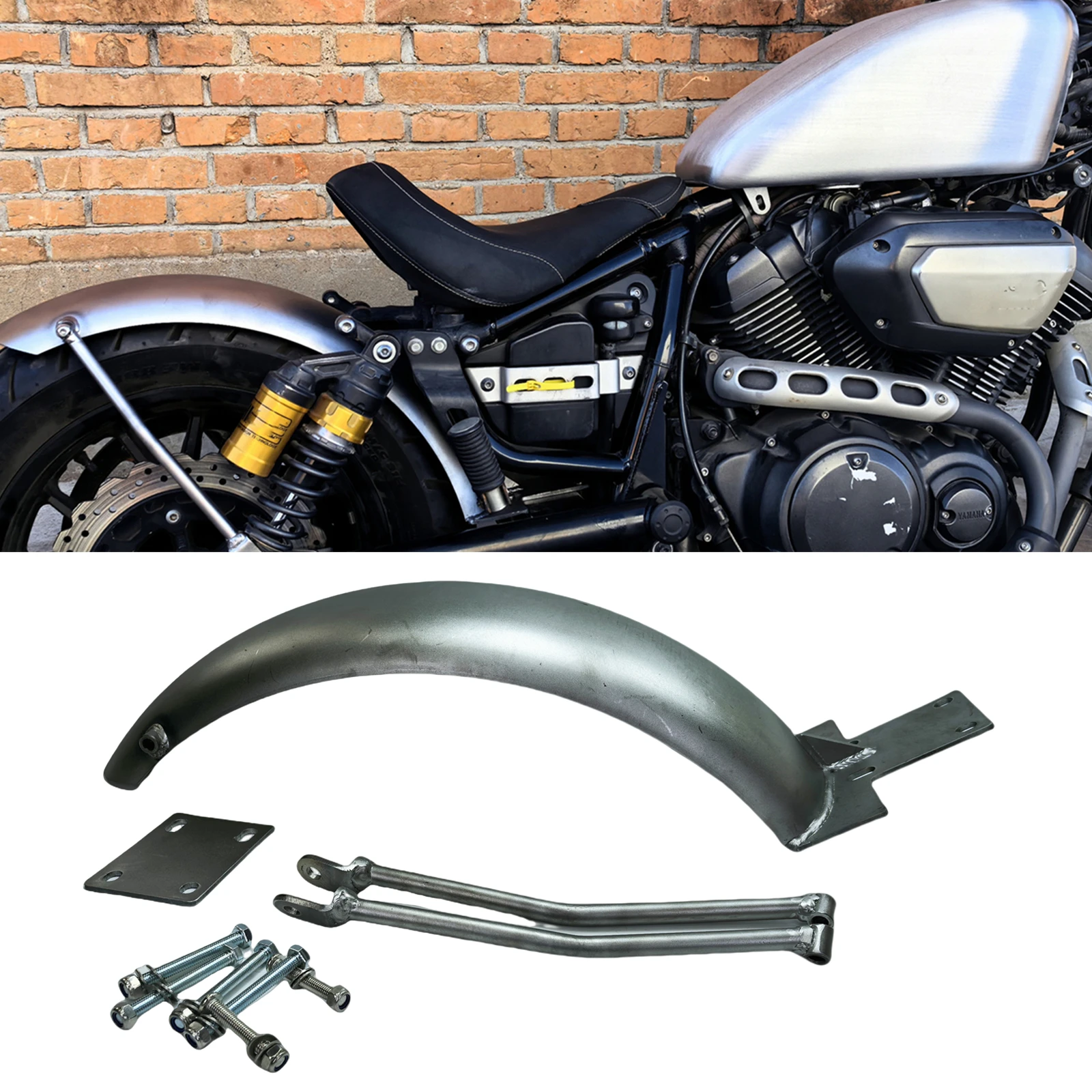 Заднее крыло мотоцикла в стиле поп, брызговик для Yamaha XV950 2014-2023