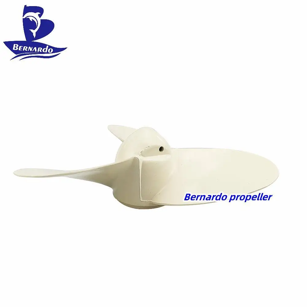 Bernardo Boat Propeller 7 1/4X5 For Yamaha 2HP Outboard Engines Motor Aluminum Alloy Screw 3 Blade Pin drive Spline RH