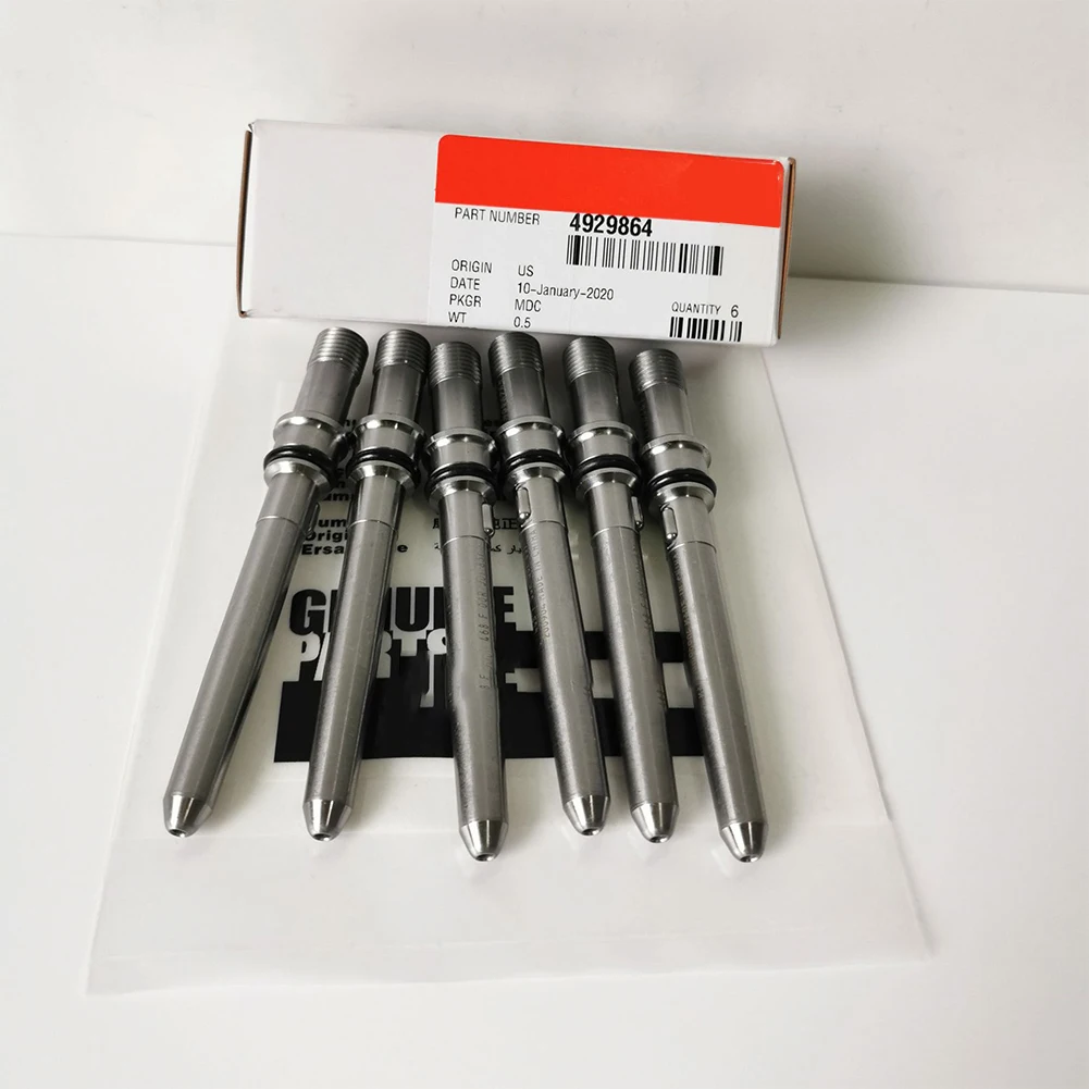 6Pcs Injector Connection Pipe 4931173 68005335AA 4929864 4928589 For Dodge Cummins Diesel 5.9L 6.7L 03-12 Engine Connection Rod