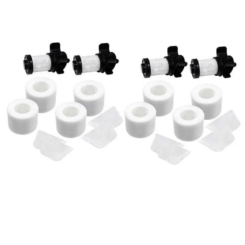 A01F-Filter 4X + 8 Pack Filters Compatible For Shark Ionflex Duoclean Vacuum Ic205 If100 If150 If160 If170 If180 If251 If200