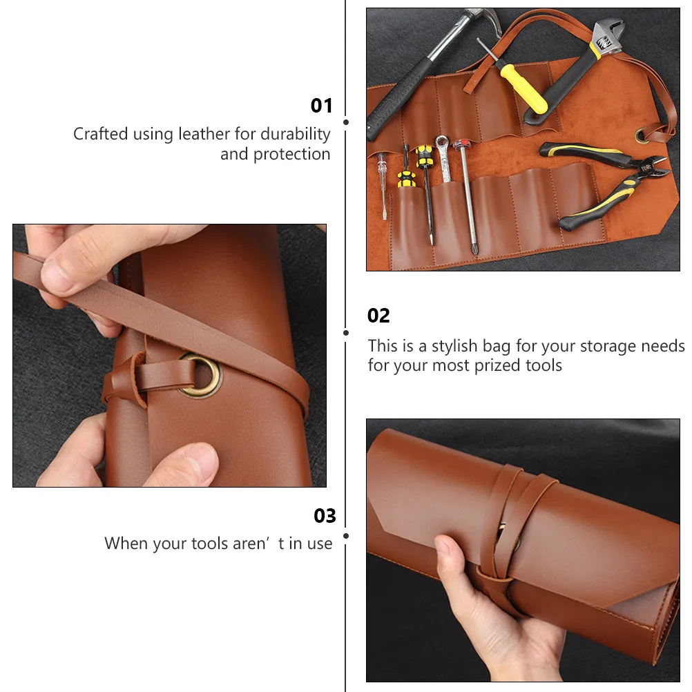 Tool Bag Storage Organizer Pouch Halloween Christmas Bag Storage Tool Hardware Organizer Chocolate Color Hardware Tool Storage
