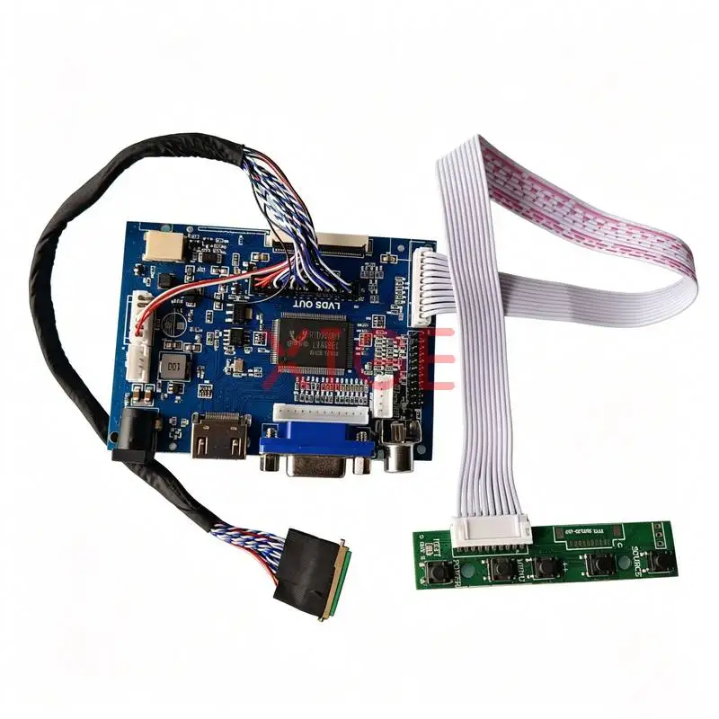 For HT101WSB N101LGE N101L6 LTN101NT02 Controller Drive Board Kit Laptop Monitor Panel 1024*600 1024x600 LVDS-40 Pin AV+HDMI+VGA