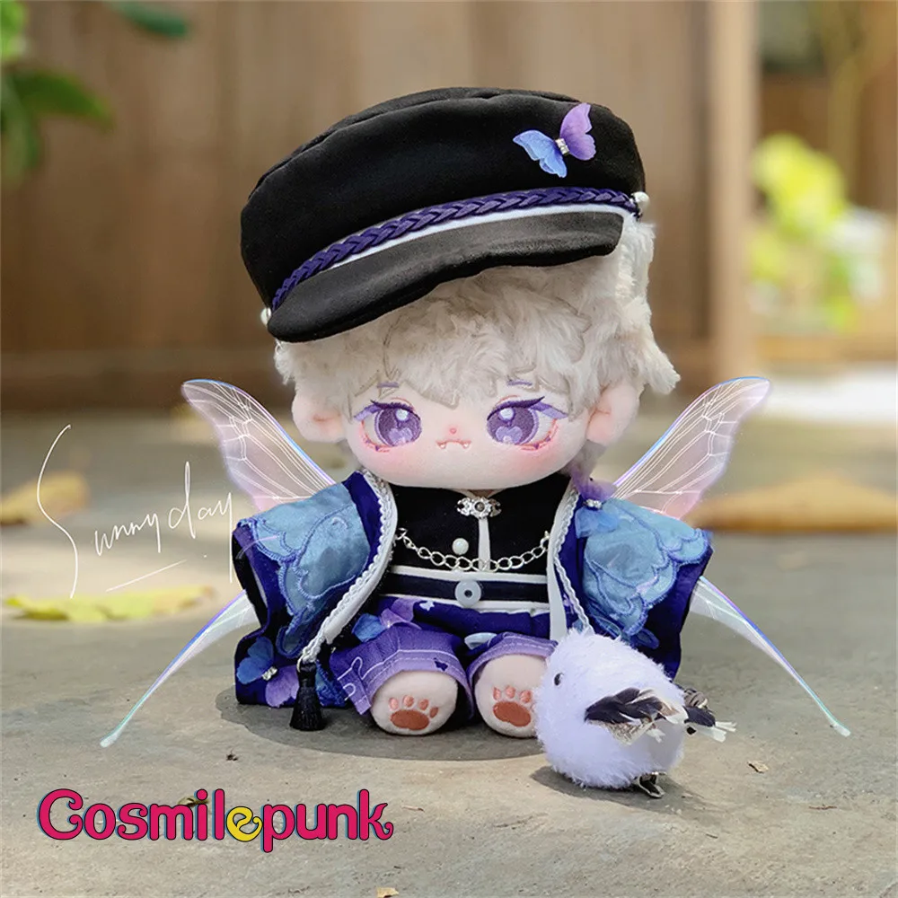 Kpop Butterfly Suit For 20cm Doll Clothes Hat Toy Accessories Anime Cosplay Cute