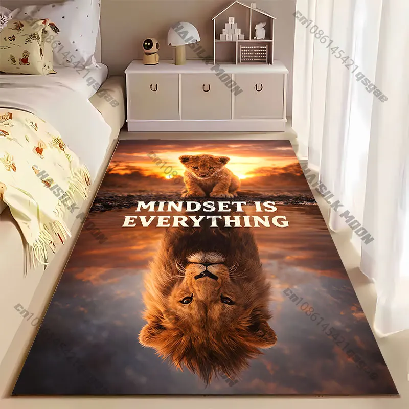 Perspective growth potential inner strength carpet Yoga living room room decor children's crawling mat doormat area rug