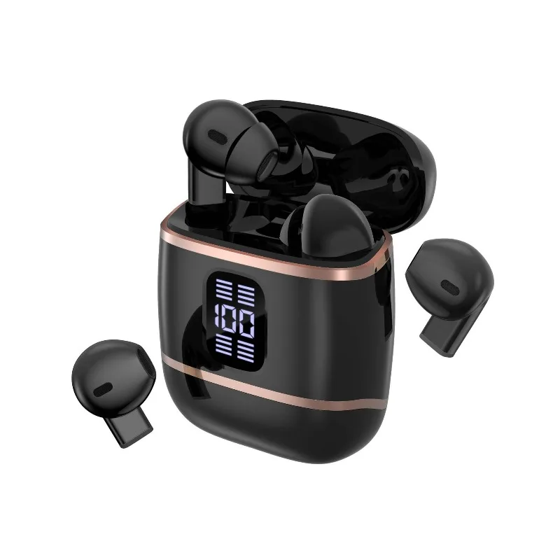 J40 Low Power Consumption Headset Wireless Earbuds with Led Digital Display Wireless Headphones for Two People