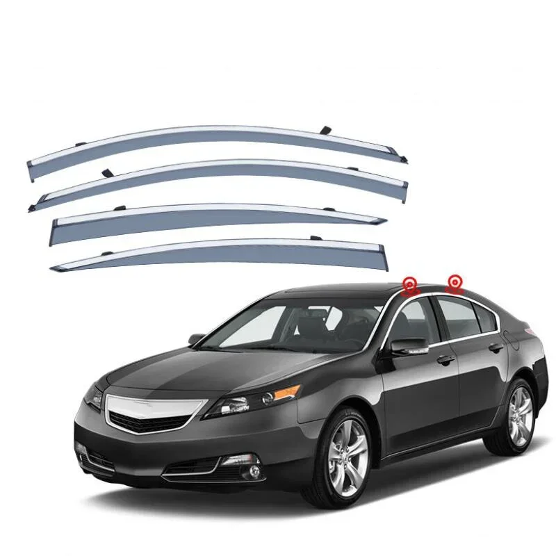 

Window Visor Side Window Deflector Rain Guard Awnings & Shelters Car Accessories For Acura TL 2008 2009 2010 2011 2012 2013 2014