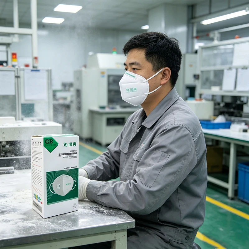 Disposable Adult Anti Particle White Dust-proof Industrial Masks With Valve Ports Are Suitable For Daily Use Dust And Coal Mines