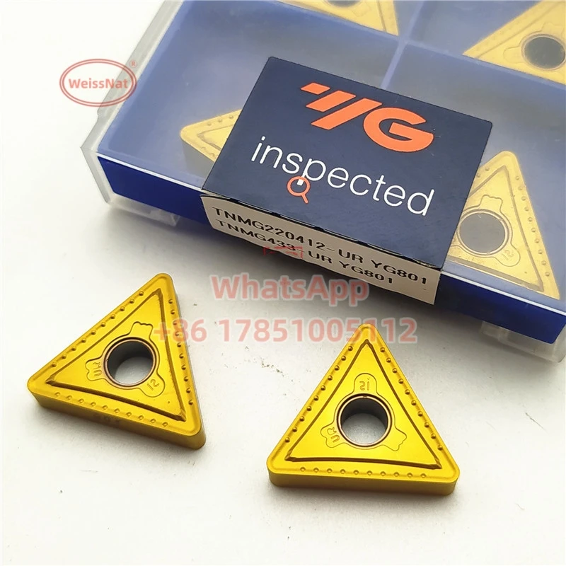 Inserções do Carboneto Tnmg Yg1 Tnmg220404 Tnmg220408 Tnmg220412-ur Yg801