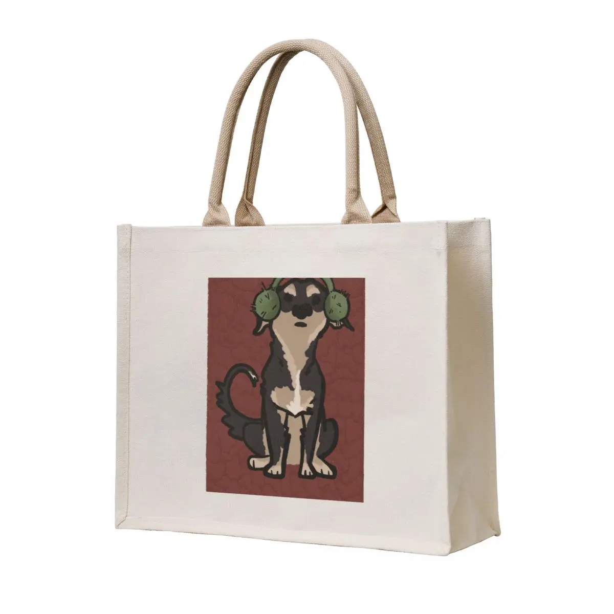 

Dog with funky earmuffs Tote Bag Shopper handbag cute pouch bag eco bag folding personalized tote