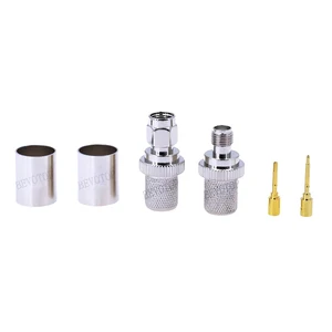 10 PCs/Lot RG8 RG213 LMR400 SMA/RP-SMA MALE/FEMANISCHER 50-7 COAXIAL VERBERTER RF 50 OHM SMA-Anschluss für LMR-400 RG-213 RG8 CABLE Hauptverkaufskabel RG 213 - №3