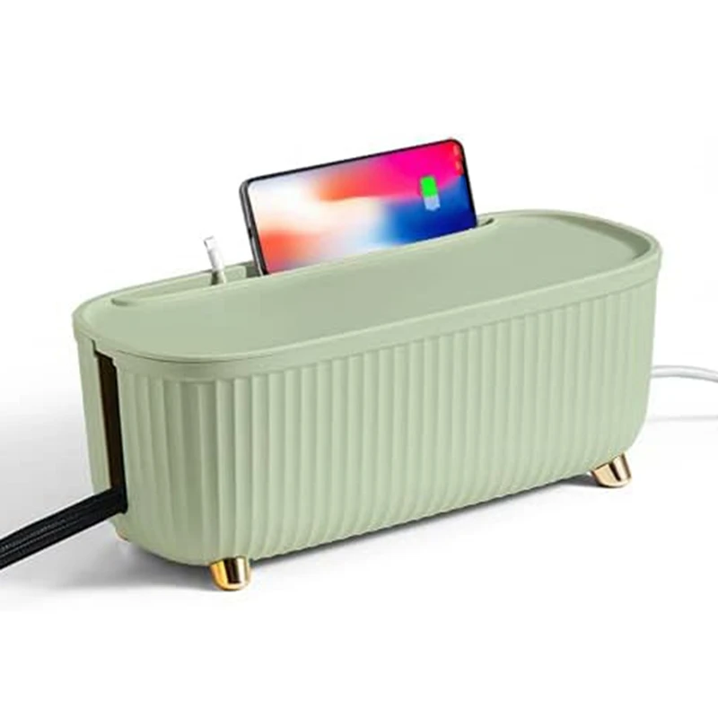 Cable Management Cord Organizer Insulated Cable Storage Box For TV Computer Laptop Power Strips Fashionable Box