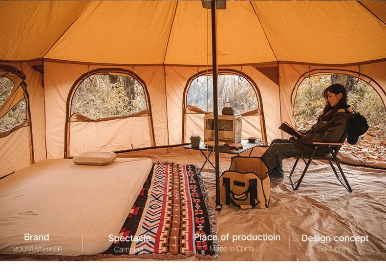 Mountainhiker Aufblasbare Camping-Luftmatratze mit Staubschutzabdeckung, Tragbare Outdoor-Matratze aus Polyester, Weich und Komfortabel – Detail 13