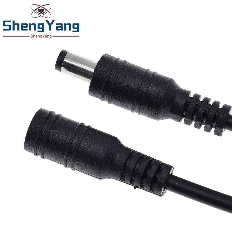 TZT 1Set 5.5x2.1 Plug DC male or Female Cable Wire Connector For 3528 5050 LED Strip Light For diy image 6