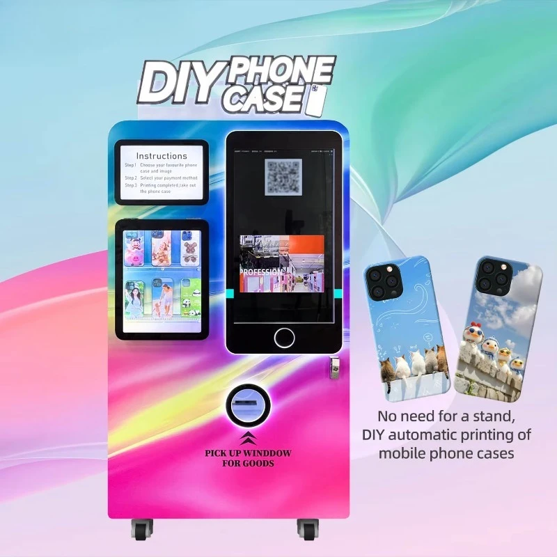 Reliable Phone Case Printing Vending Machine Multi Functional Business Use Mobile Cover Printer Custom Photo