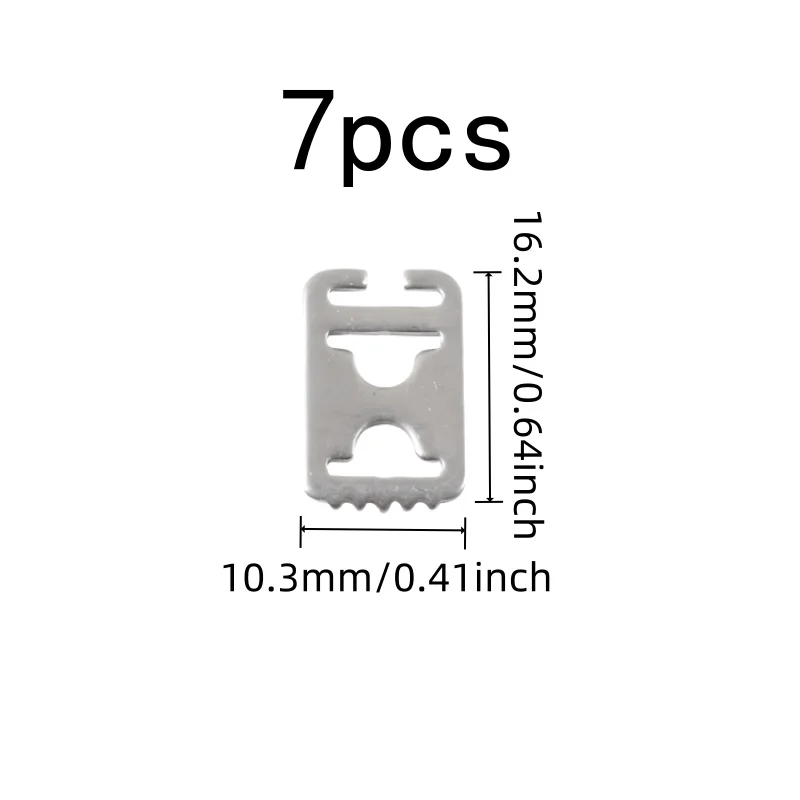 7 pcs No-Tie Shoelace Fasteners, Secure Hold on Laces and Easy to Install, ideal for Running Shoes, Multipurpose