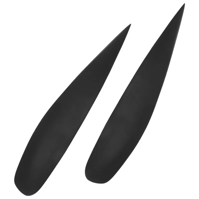 

For Lancer Ralliart 2004-2006 Glossy Black Car Sticker Front Headlights Eyebrow Eyelid Trim Cover-N30R