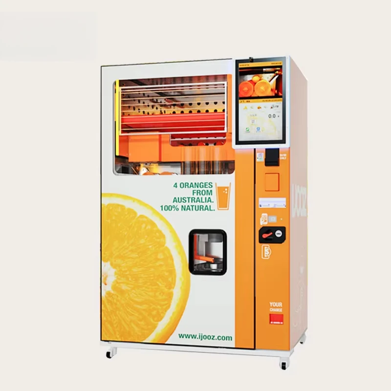 Hot Place Cooled Beverages New Arrivals Refrigerated Fresh Orange Juice Vending Machine