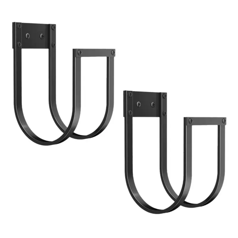 SHGO-2 Pcs Heavy Duty Wall Mount Hose Holder Metal Garden Hoses Hanger For Outdoor, Garage, Yard Storage