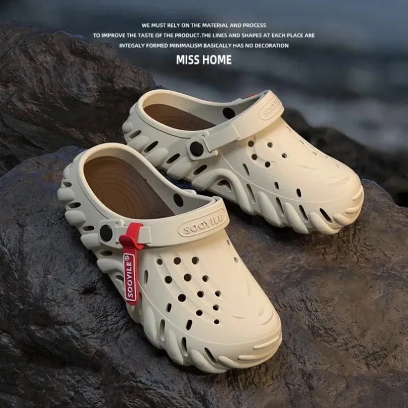 House Slipper Clog Men EVA Flip Flop Non Slip Clapper Sandals Slides Outdoor Summer Sports Garden Home Shoe Beach Nurse Platform