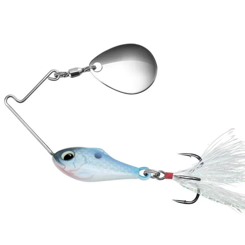 VIB Spinner Bait 8g/17g Sinking Wobbler Long Cast Metal Vibration Rotating Spoon Jig Fishing Lure Trout Bass