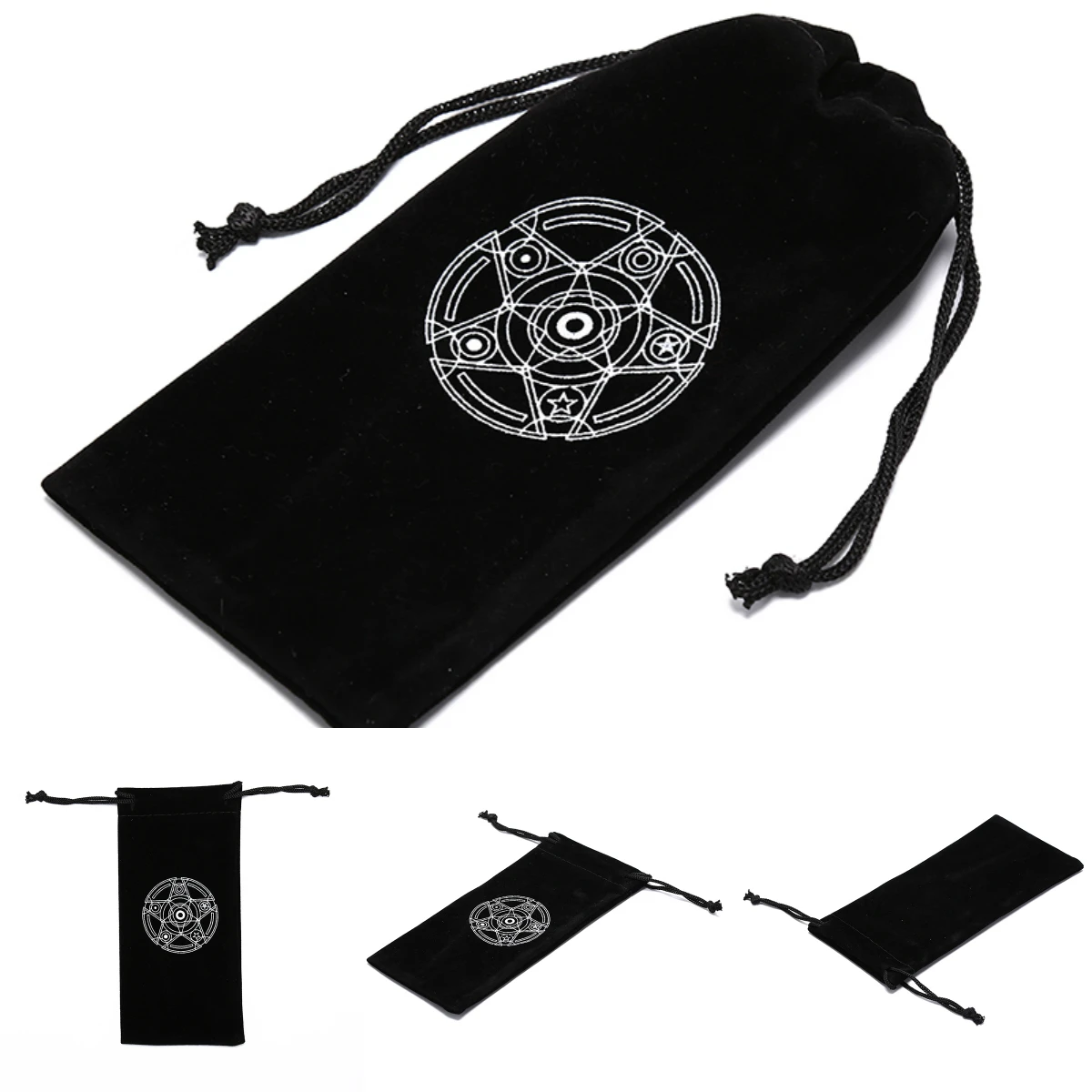 1 Pc Tarot Tablecloth Divination Tarot Card Pad Pendulum Magic Pentacle Runes Tarot Altar Table Cloth