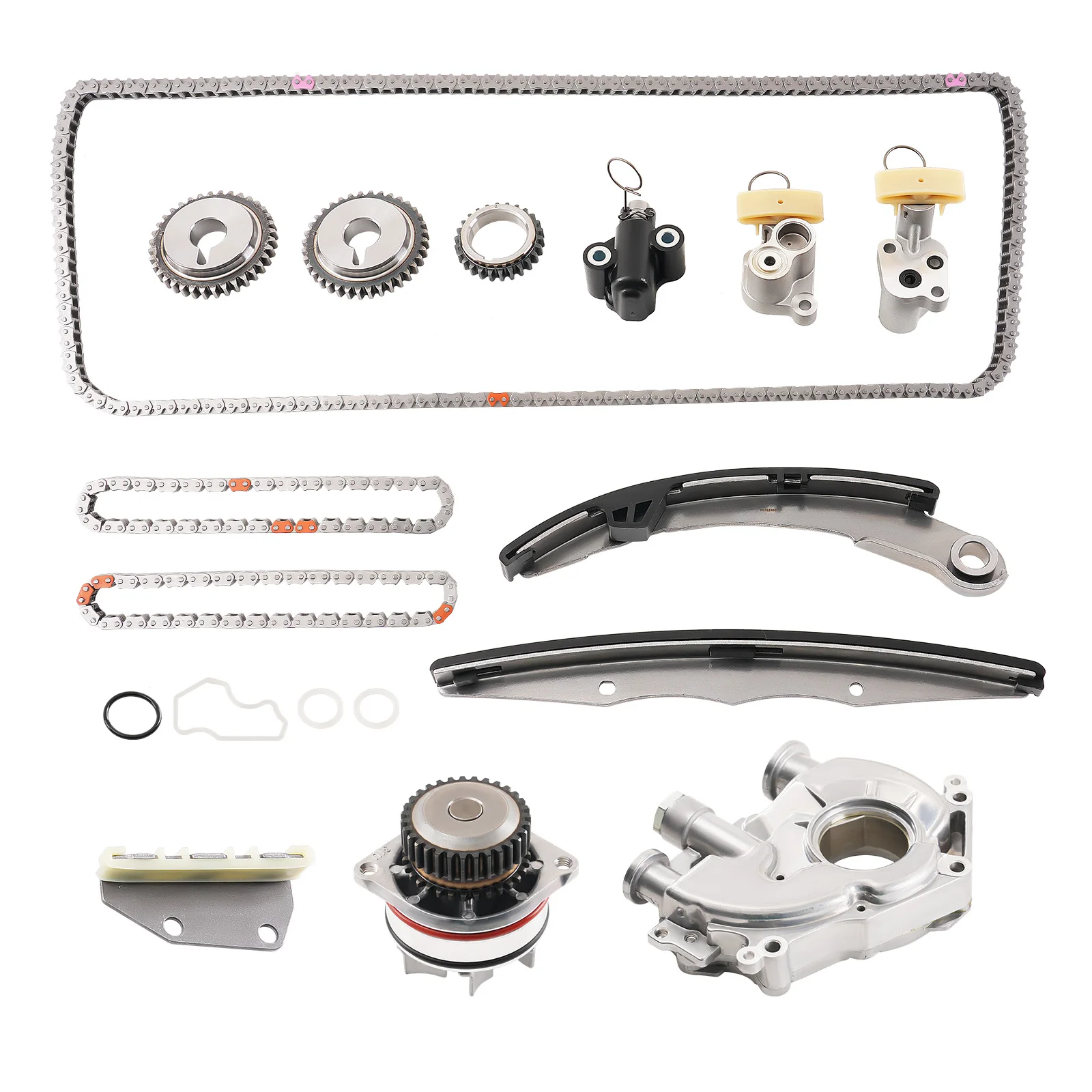 MaXpeedingrods Engine Timing Chain Kit Water Oil Pump For Nissan Frontier Pathfinder Xterra 4.0L 05-10