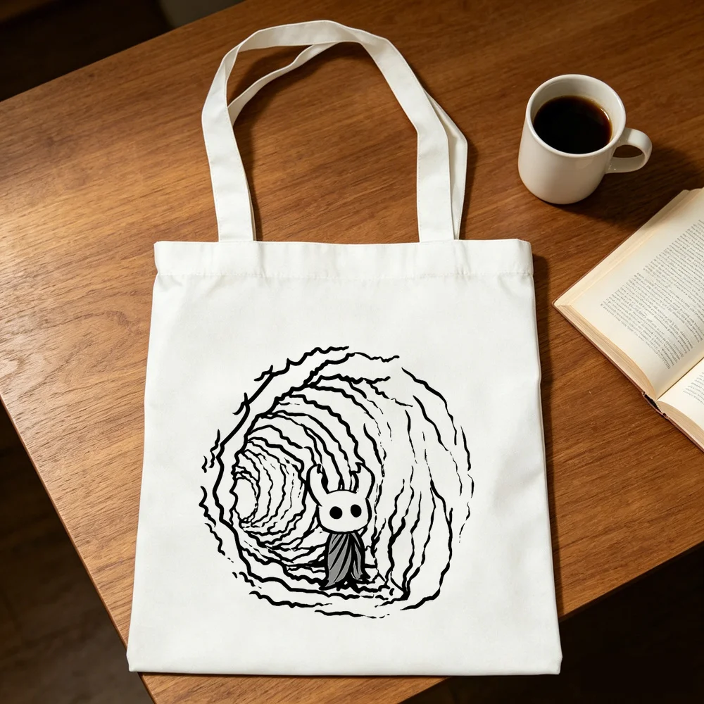 Hollow Knight tote bag bolsas de tela reusable shopper shopping totebag femme