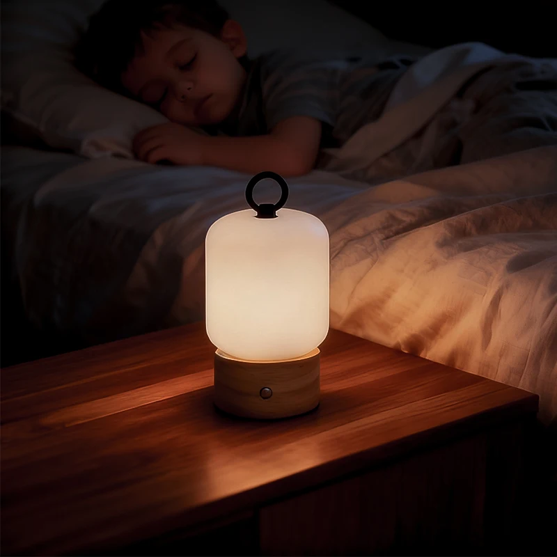 

IP44 Touch Dimming Wireless Portable Rechargeable LED Desk Lamp for Bedroom Decoration with Eye Protection