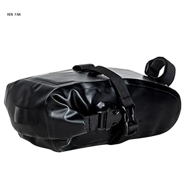 

Bicycles Saddles Bag Hard Shells Seats Bag Water Proof Saddles Bag Rear Rack Saddles Pouches with Reflective Strips M89D