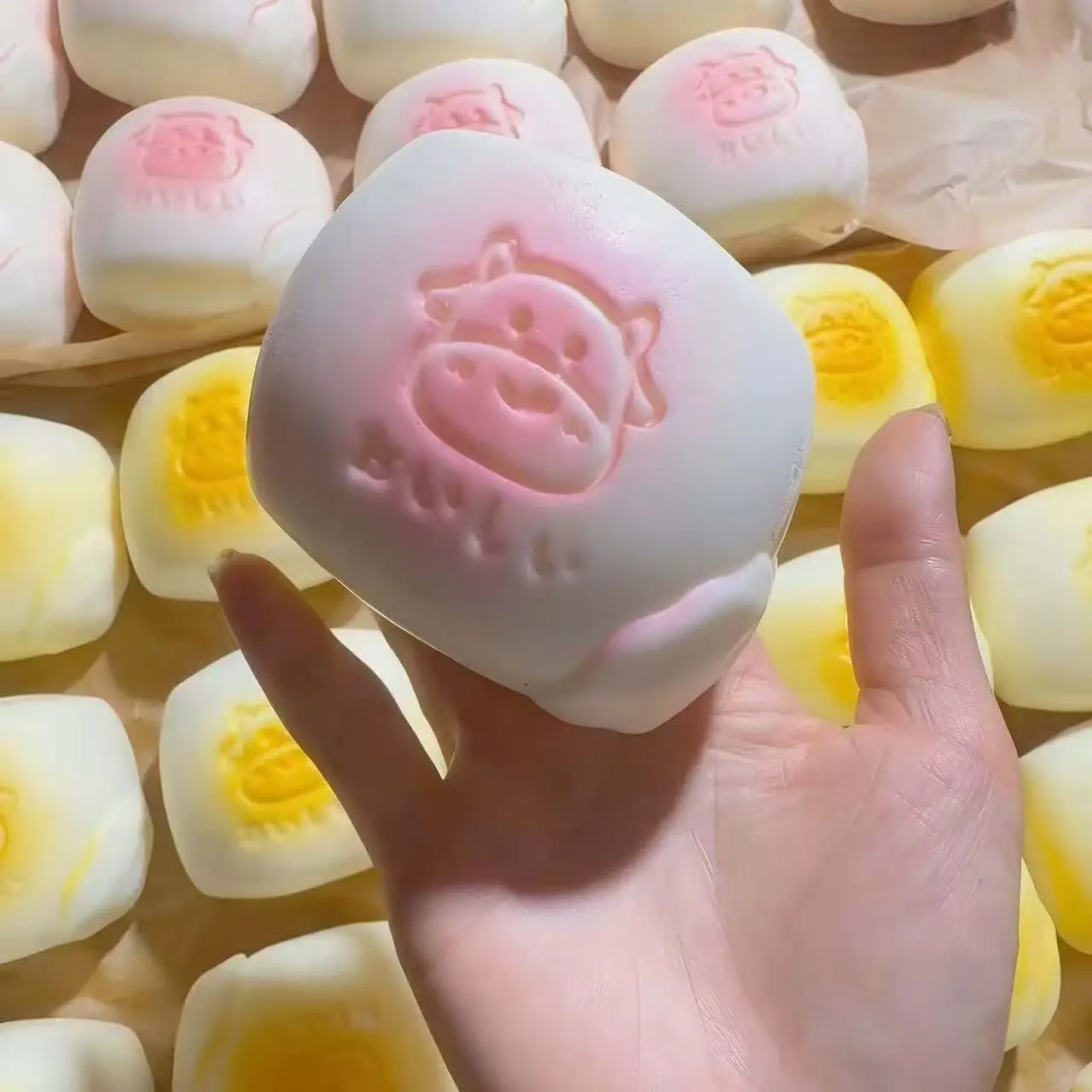 Squishy Simulated Milk Cake Bread Squeeze Toy Super Soft Stress Relief Slow Rising Sensory Fidget Toys for Kids and Adults