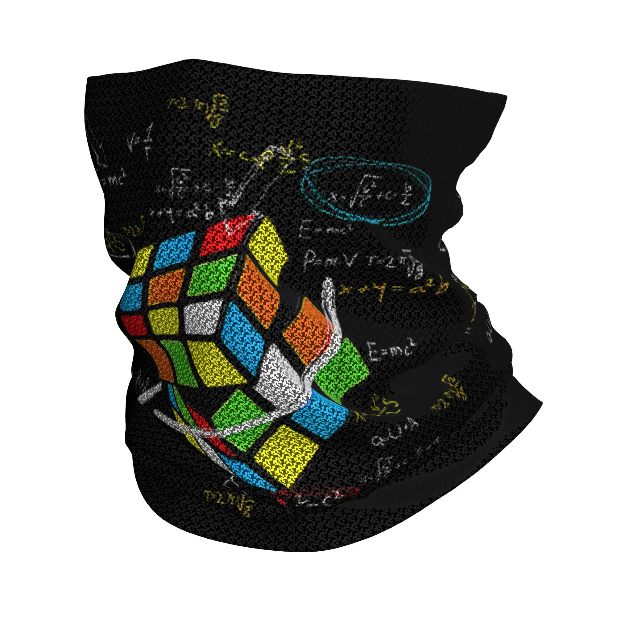 

Зимняя повязка на голову/шарф-труба/бандана/гейтер Custom Math Rubik Rubix Cube для мужчин и женщин, для походов и кемпинга