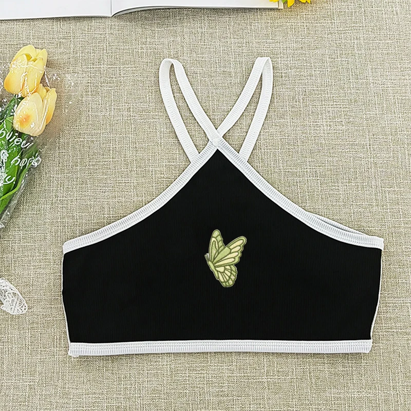 2025 Dames Zomer Elastisch Jarretelvest Strapless Crop Tops Sexy Dames Mouwloze Tops Mode Straat Dameskleding