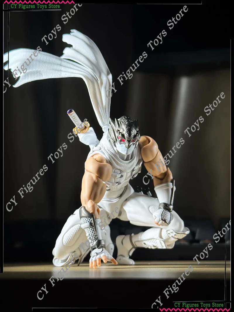 AC Factory Amazing Yamaguchi Ryu Hayabusa Ninja Gaiden 1/12 Action Figure White Ver Reissue New Face Sculpt With Bonus In Stock